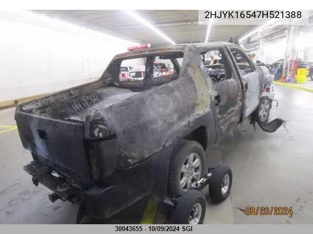 2HJYK16547H521388 2007 Honda Ridgeline Rtl