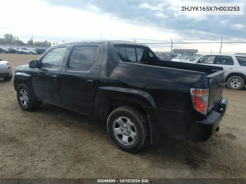 2HJYK165X7H003253 2007 Honda Ridgeline