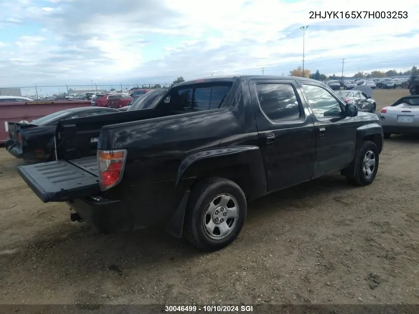 2HJYK165X7H003253 2007 Honda Ridgeline