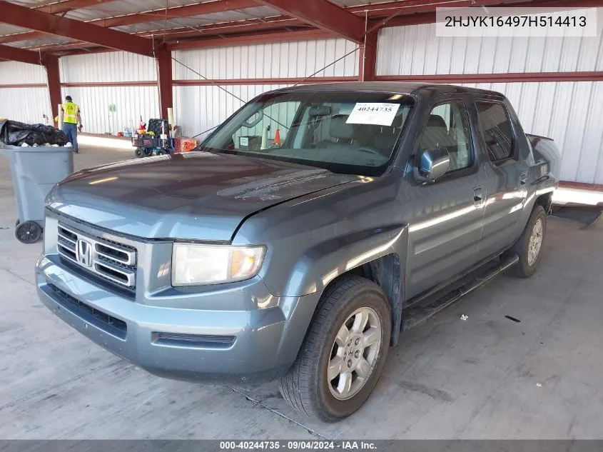 2HJYK16497H514413 2007 Honda Ridgeline Rts