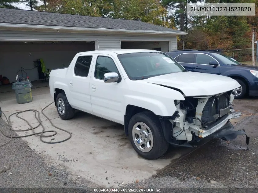 2HJYK16327H523820 2007 Honda Ridgeline Rtx