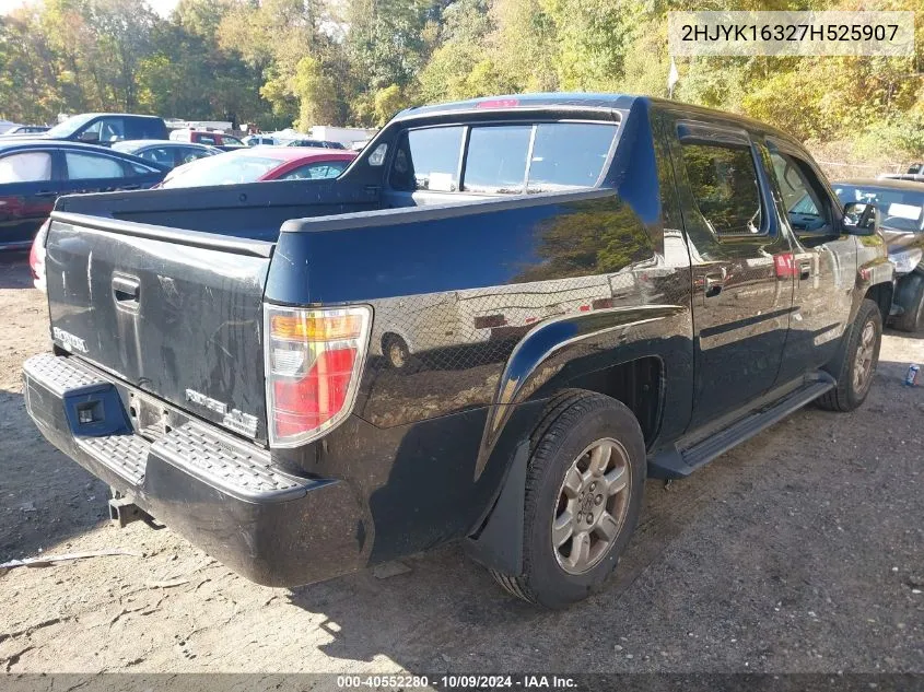 2HJYK16327H525907 2007 Honda Ridgeline Rtx