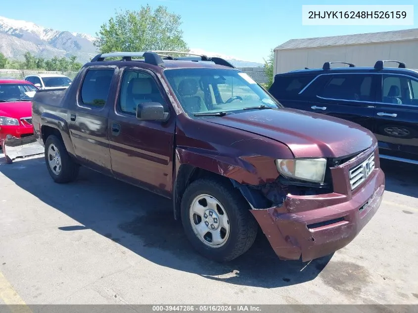 2HJYK16248H526159 2008 Honda Ridgeline Rt