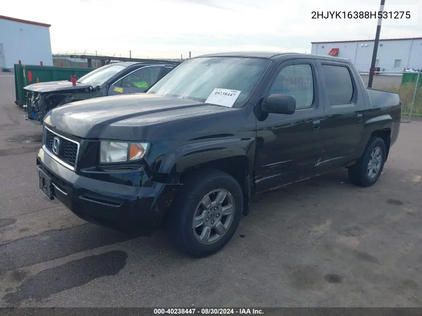 2HJYK16388H531275 2008 Honda Ridgeline Rtx