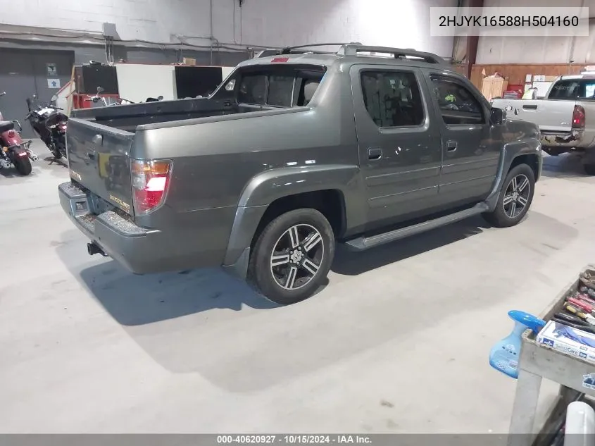 2HJYK16588H504160 2008 Honda Ridgeline Rtl