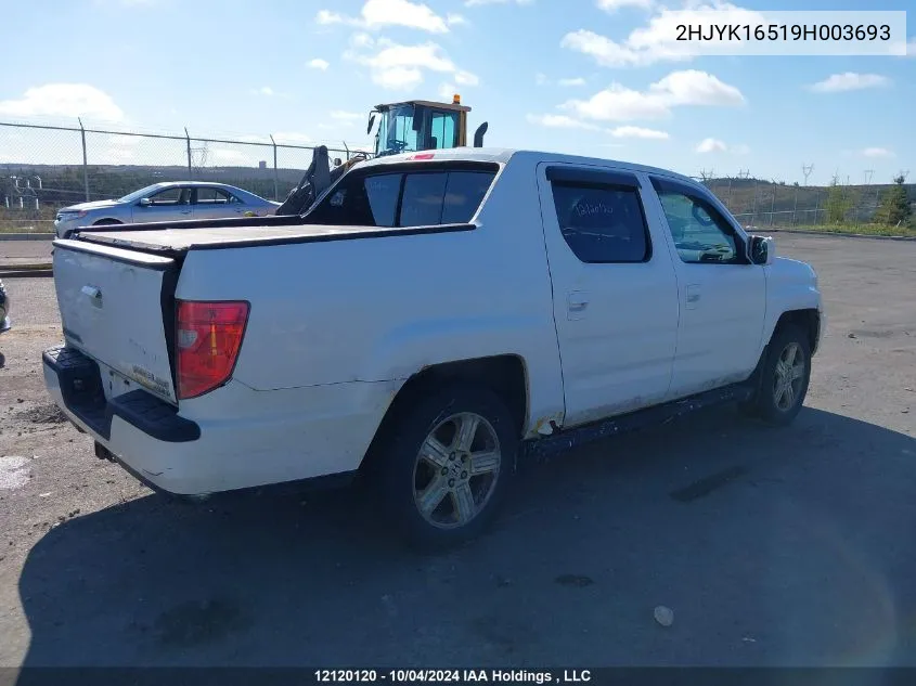 2HJYK16519H003693 2009 Honda Ridgeline