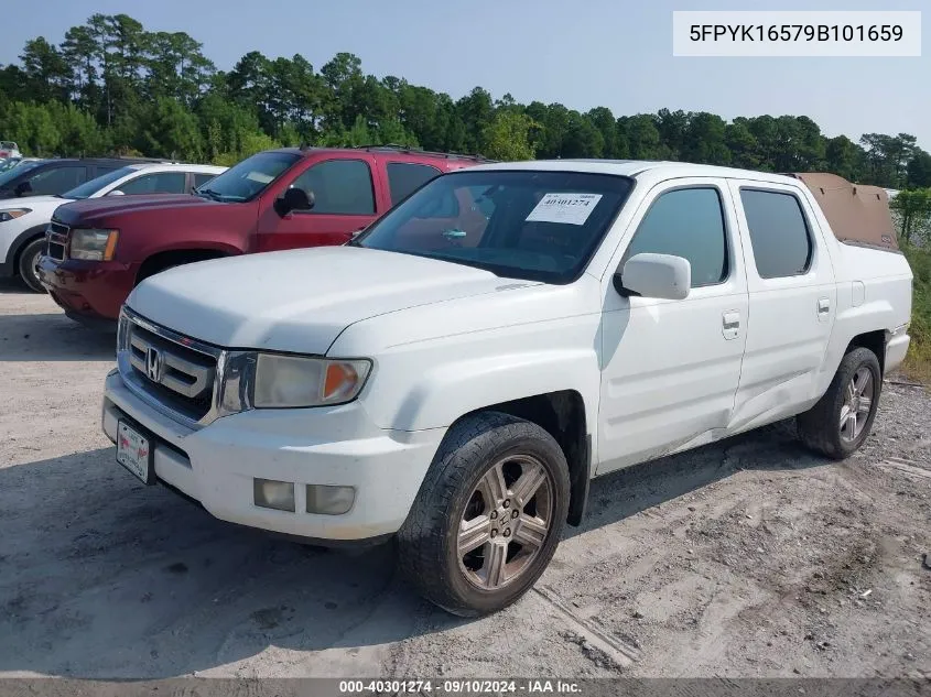 2009 Honda Ridgeline Rtl VIN: 5FPYK16579B101659 Lot: 40301274