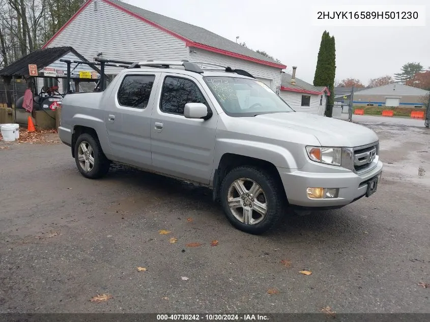 2009 Honda Ridgeline Rtl VIN: 2HJYK16589H501230 Lot: 40738242