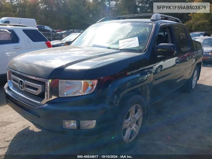 2010 Honda Ridgeline Rtl VIN: 5FPYK1F59AB503879 Lot: 40534817