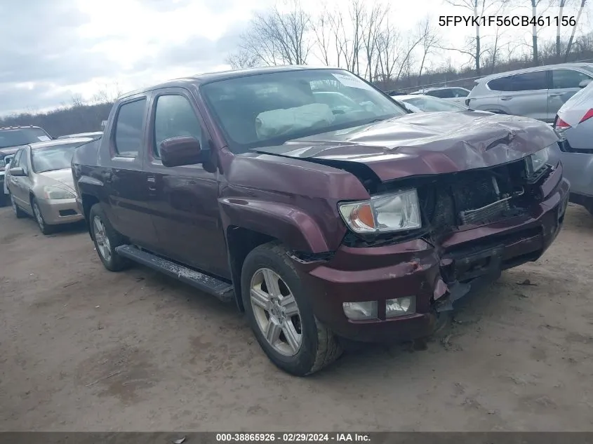 5FPYK1F56CB461156 2012 Honda Ridgeline Rtl