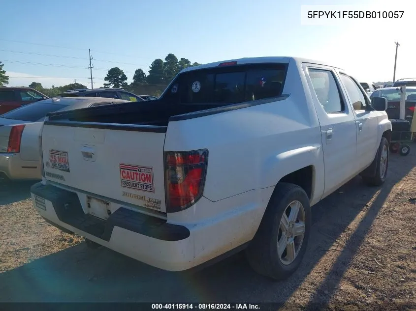 5FPYK1F55DB010057 2013 Honda Ridgeline Rtl