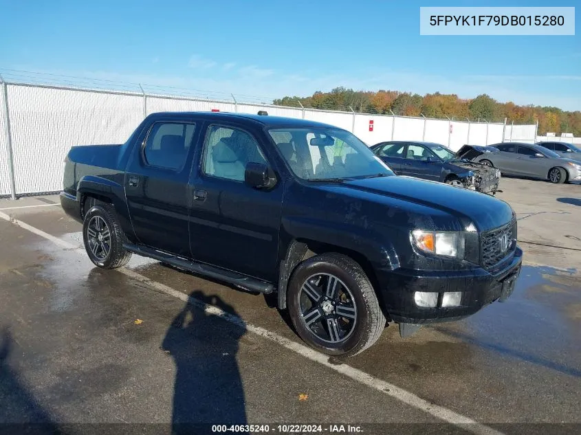 2013 Honda Ridgeline Sport VIN: 5FPYK1F79DB015280 Lot: 40635240