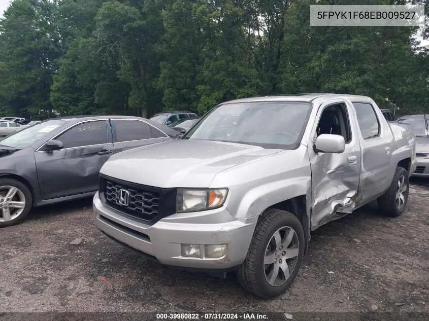 2014 Honda Ridgeline Se VIN: 5FPYK1F68EB009527 Lot: 39980822