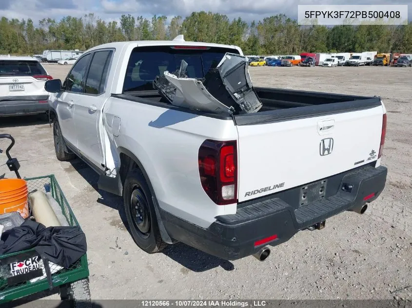 5FPYK3F72PB500408 2023 Honda Ridgeline