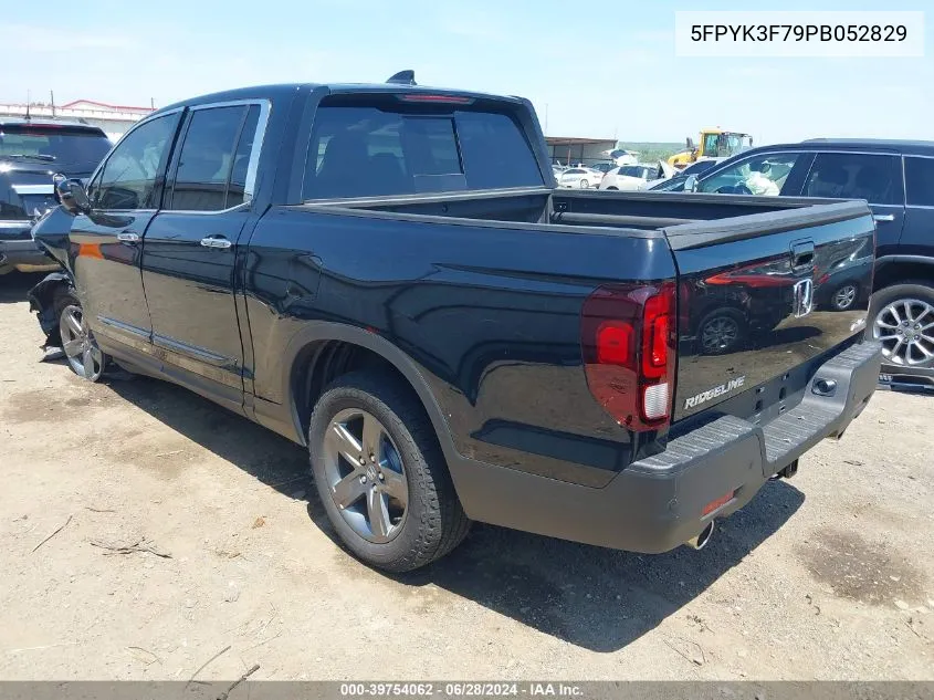 2023 Honda Ridgeline Rtl-E VIN: 5FPYK3F79PB052829 Lot: 39754062