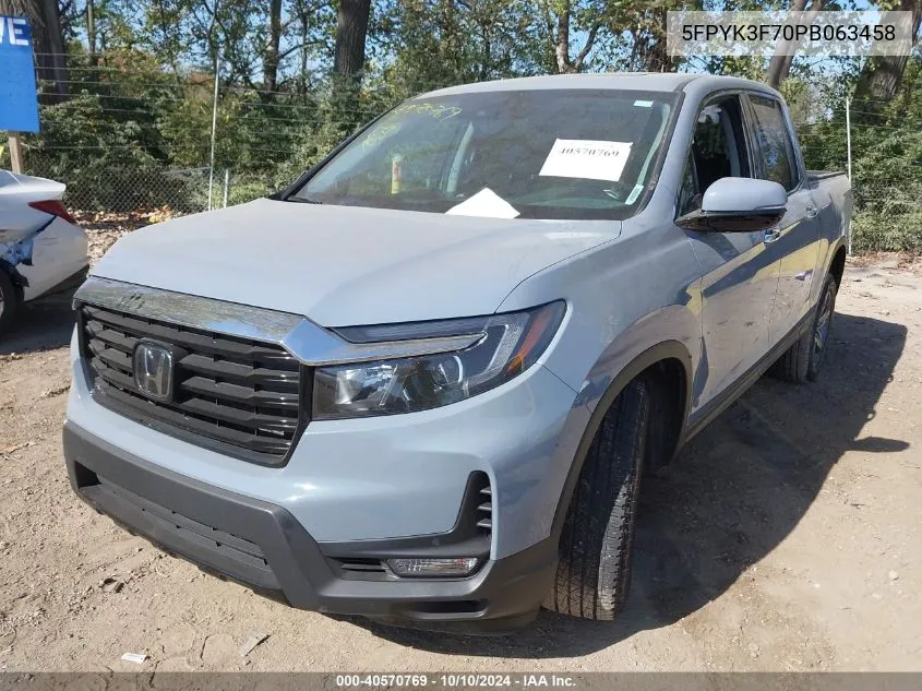 2023 Honda Ridgeline Rtl-E VIN: 5FPYK3F70PB063458 Lot: 40570769