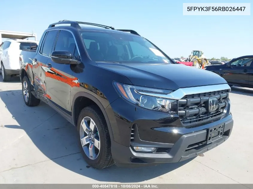 5FPYK3F56RB026447 2024 Honda Ridgeline Rtl