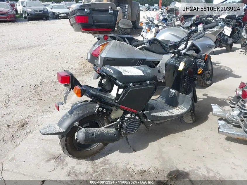 2014 Honda Nps50 VIN: JH2AF5810EK203924 Lot: 40812924