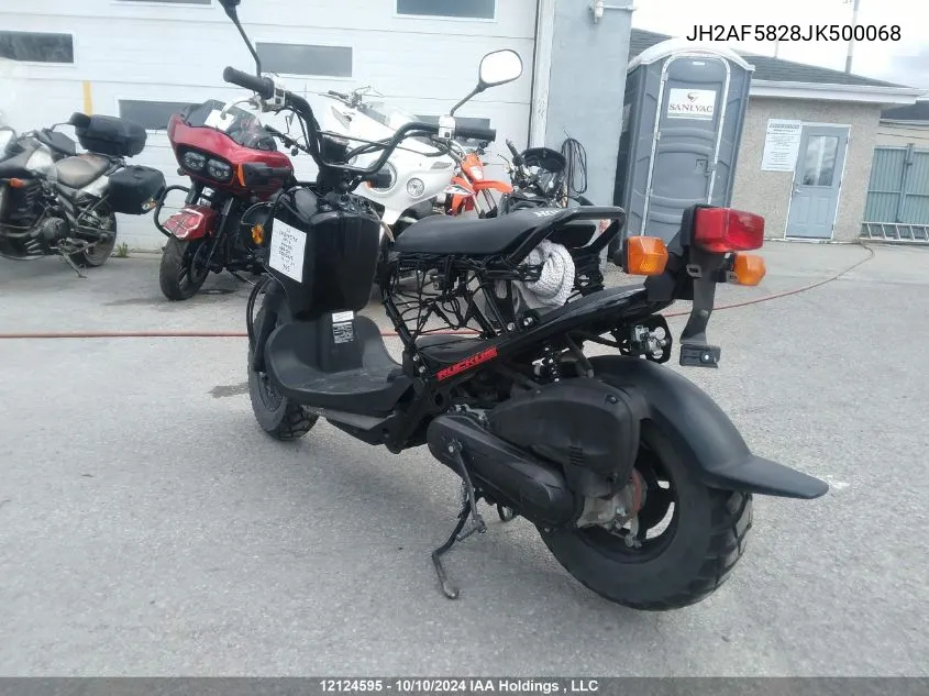 2018 Honda Nps50 VIN: JH2AF5828JK500068 Lot: 12124595