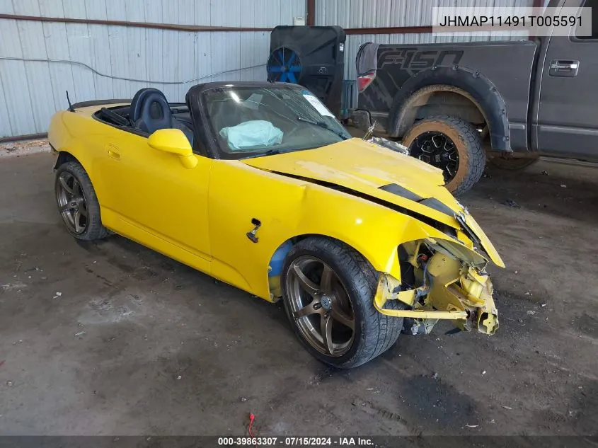 JHMAP11491T005591 2001 Honda S2000