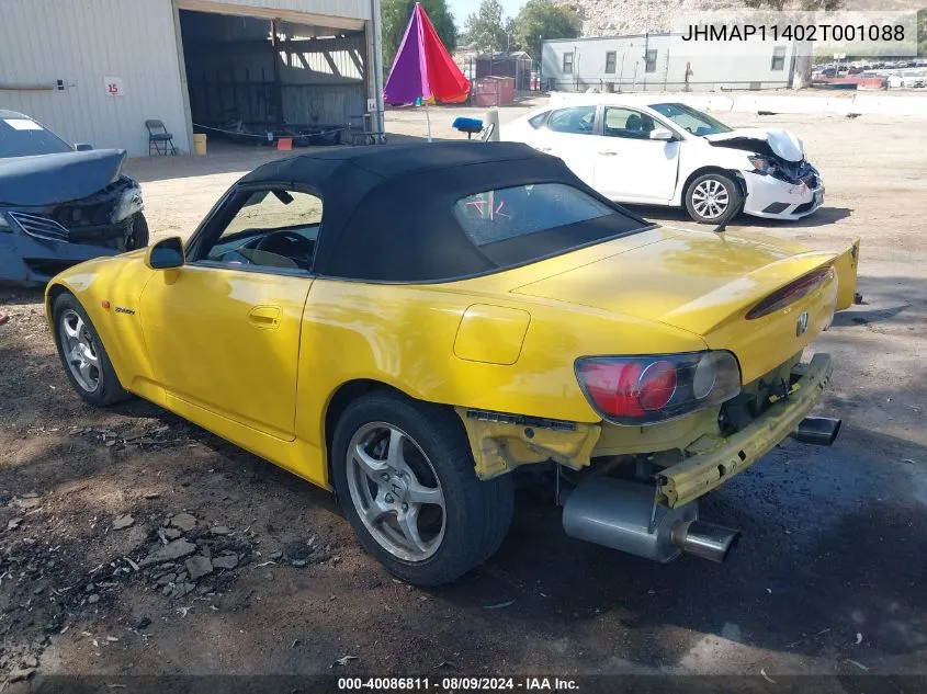 JHMAP11402T001088 2002 Honda S2000