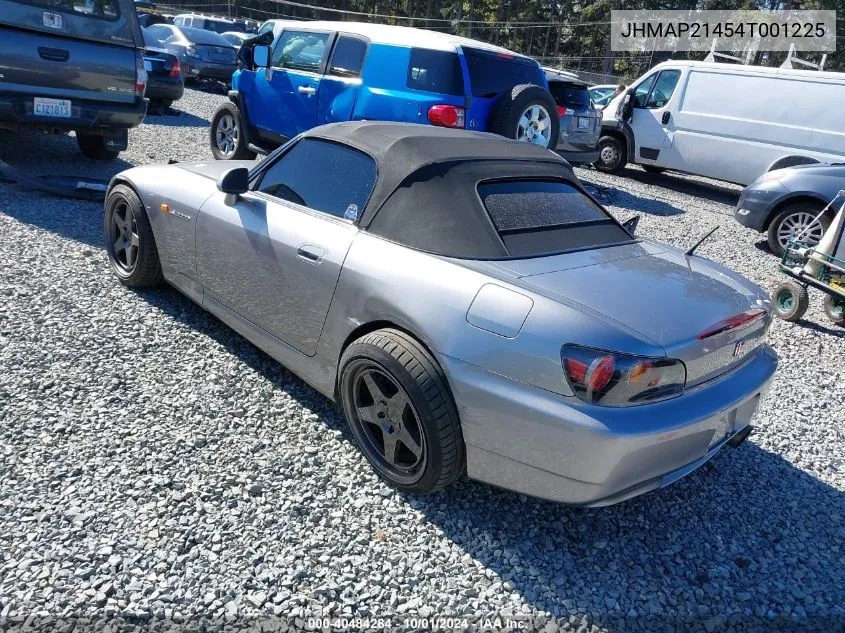 2004 Honda S2000 VIN: JHMAP21454T001225 Lot: 40484284