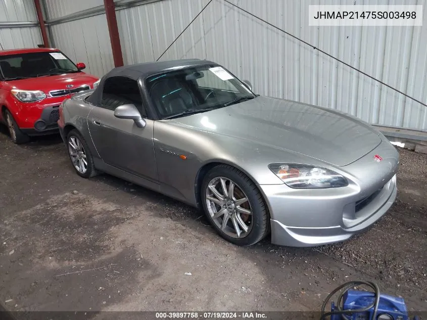 JHMAP21475S003498 2005 Honda S2000