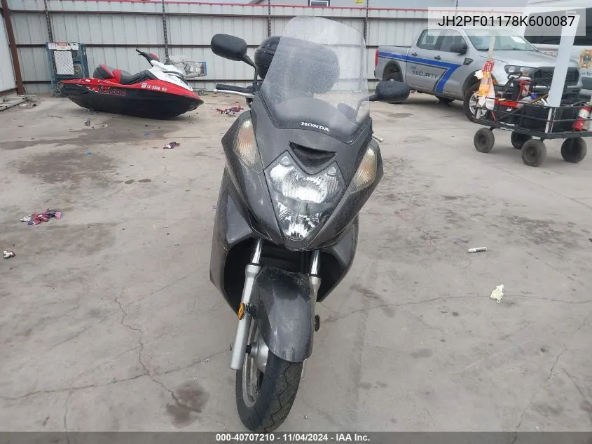 2008 Honda Fsc600 D VIN: JH2PF01178K600087 Lot: 40707210