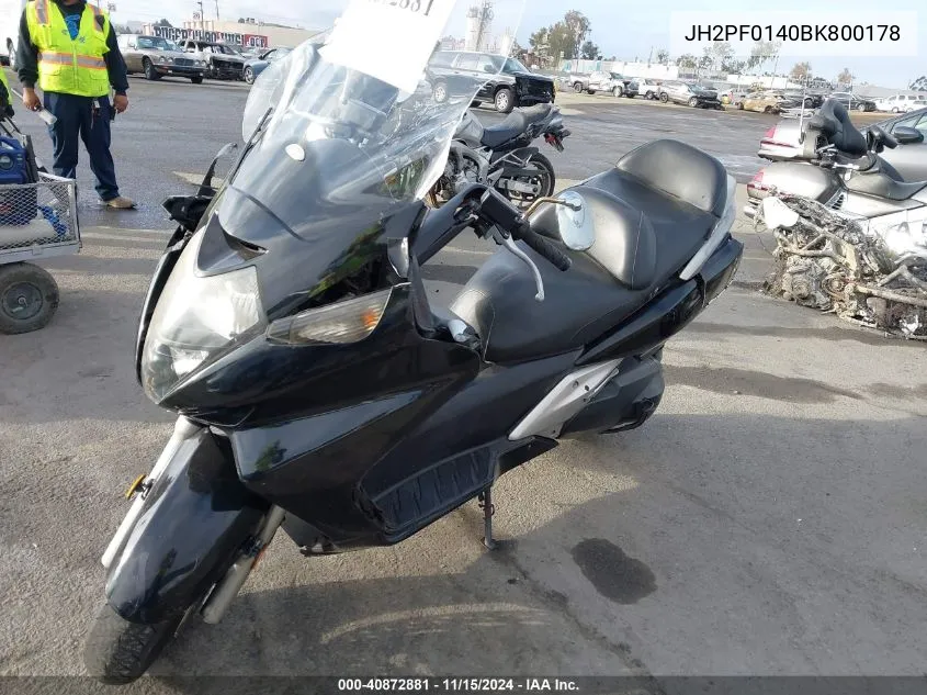 2011 Honda Fsc600 A VIN: JH2PF0140BK800178 Lot: 40872881