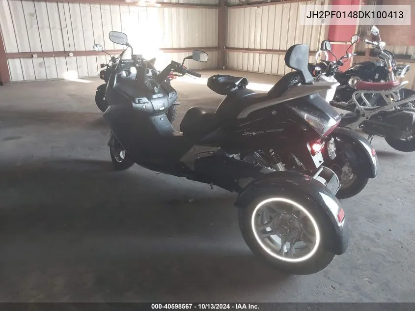 2013 Honda Fsc600 A VIN: JH2PF0148DK100413 Lot: 40598567