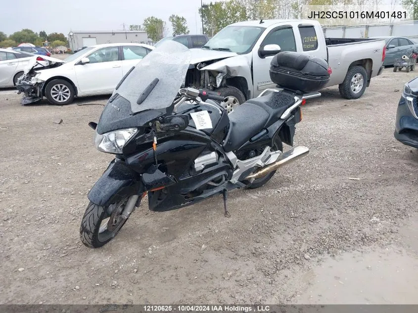 JH2SC51016M401481 2006 Honda St1300