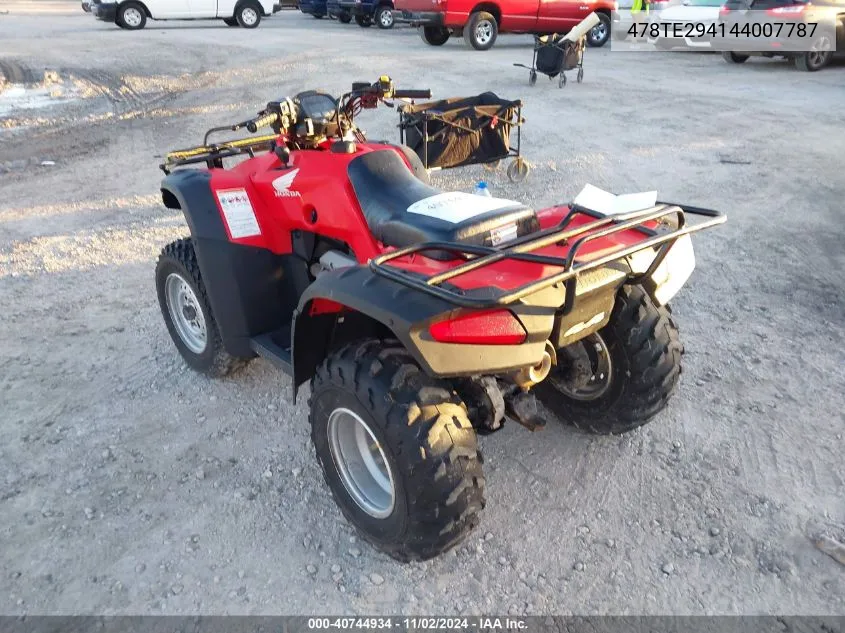 478TE294144007787 2004 Honda Trx400