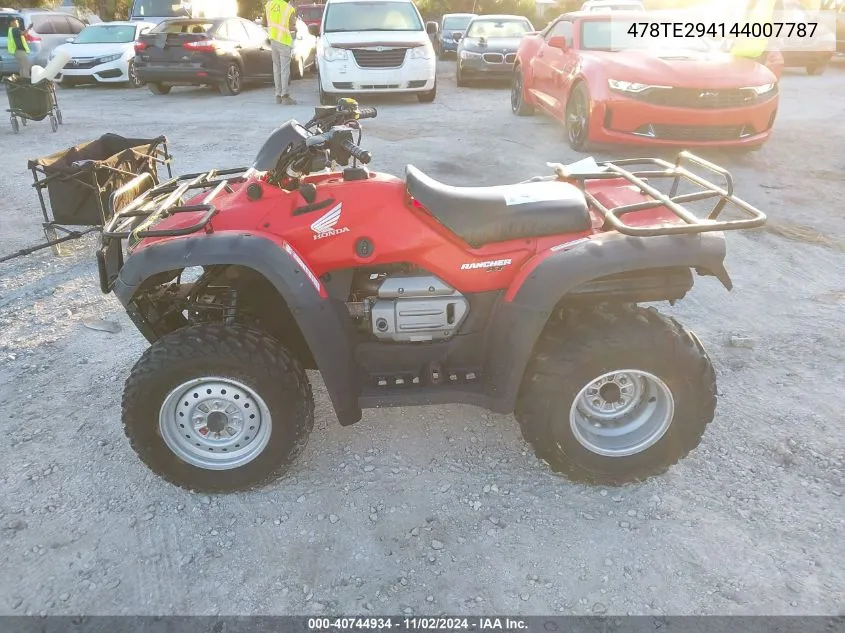 478TE294144007787 2004 Honda Trx400