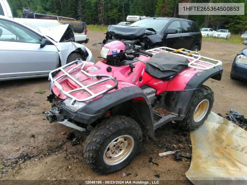 2006 Honda Trx500 Fga VIN: 1HFTE265364500853 Lot: 12048195