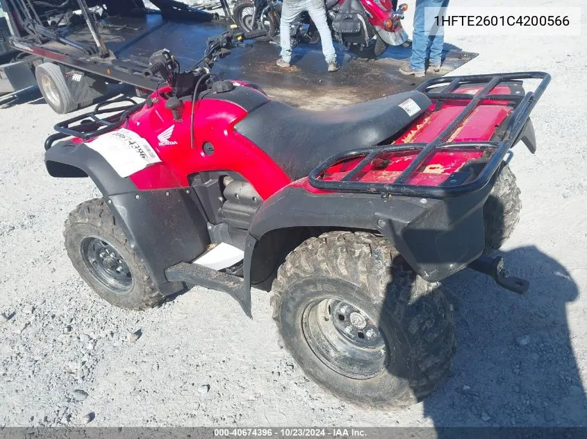 1HFTE2601C4200566 2012 Honda Trx500 Fa