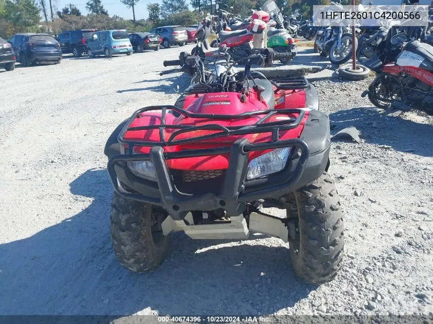 1HFTE2601C4200566 2012 Honda Trx500 Fa