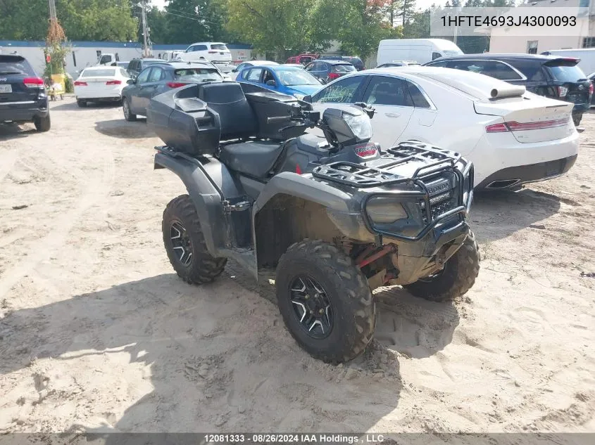 1HFTE4693J4300093 2018 Honda Trx500 Fa