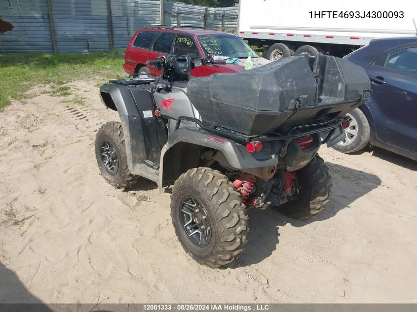 1HFTE4693J4300093 2018 Honda Trx500 Fa