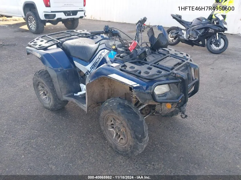 2024 Honda Trx520 Fa VIN: 1HFTE46H7R4950600 Lot: 40865982