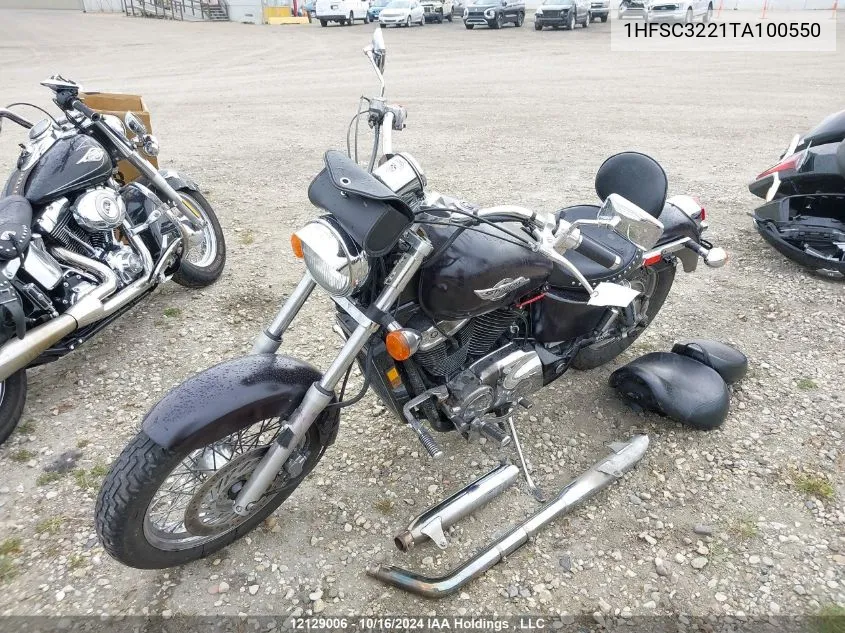 1996 Honda Vt1100 C2 VIN: 1HFSC3221TA100550 Lot: 12129006