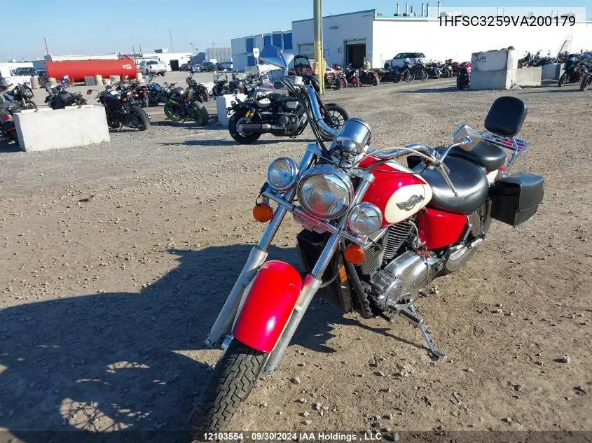 1997 Honda Vt1100 C2 VIN: 1HFSC3259VA200179 Lot: 12103554