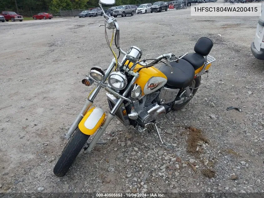 1998 Honda Vt1100 C VIN: 1HFSC1804WA200415 Lot: 40505853