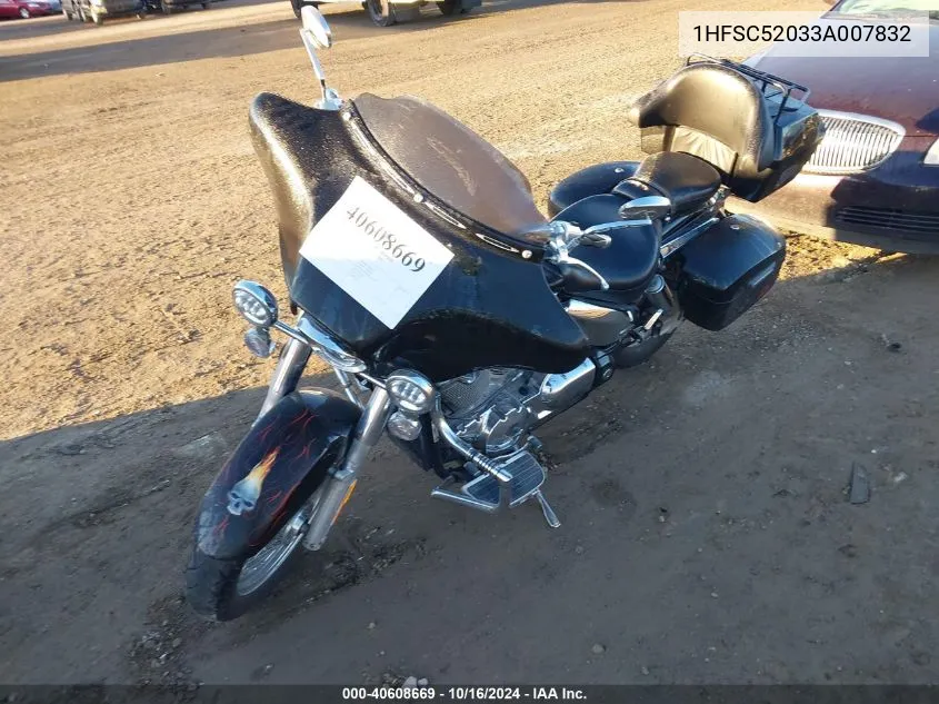 2003 Honda Vt1300 S VIN: 1HFSC52033A007832 Lot: 40608669