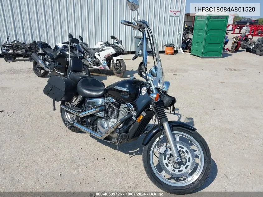 2004 Honda Vt1100 C VIN: 1HFSC18084A801520 Lot: 40509726