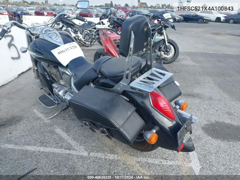 2004 Honda Vt1300 S VIN: 1HFSC521X4A100843 Lot: 40635328