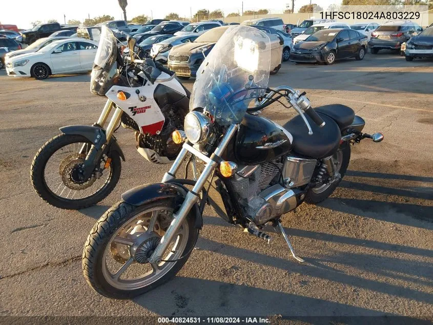 2004 Honda Vt1100 C VIN: 1HFSC18024A803229 Lot: 40824531