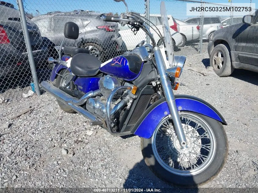 JH2RC50325M102753 2005 Honda Vt750 Ca