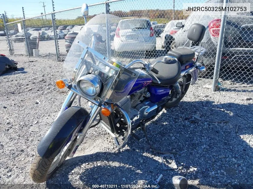 JH2RC50325M102753 2005 Honda Vt750 Ca