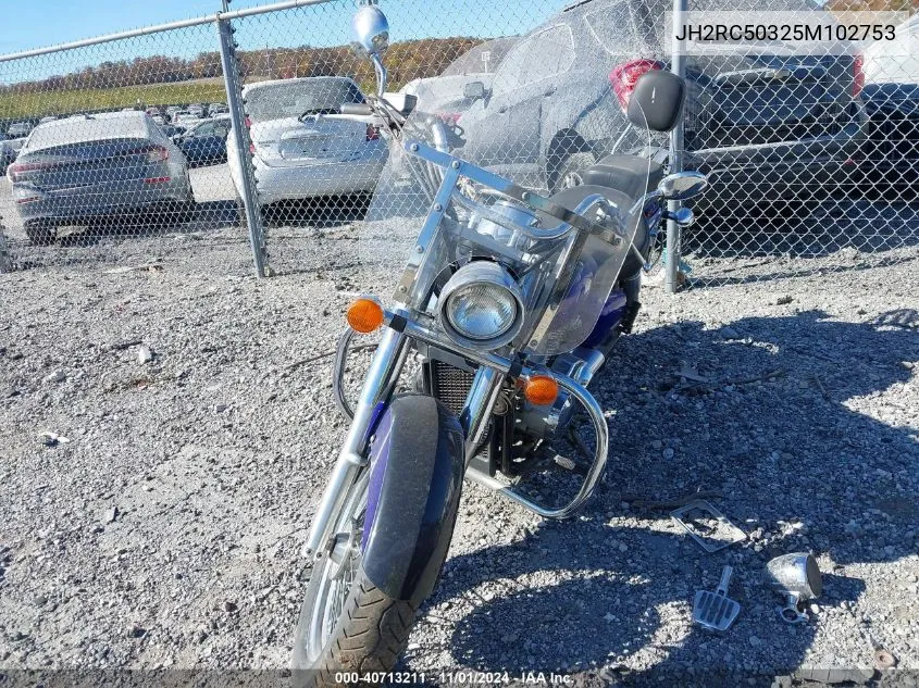 JH2RC50325M102753 2005 Honda Vt750 Ca