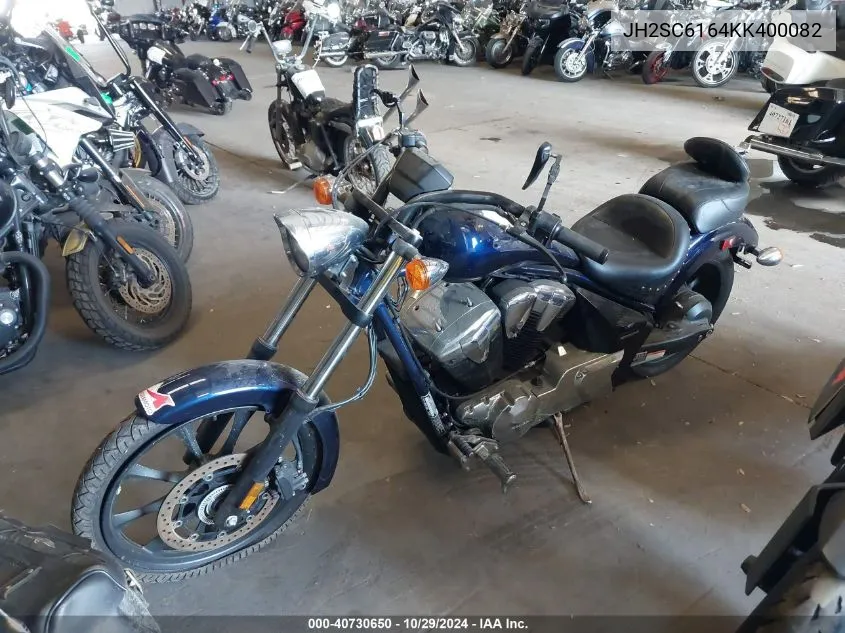 2019 Honda Vt1300 Cxa VIN: JH2SC6164KK400082 Lot: 40730650